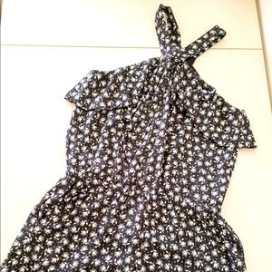 Loft halter floral romper, NWT